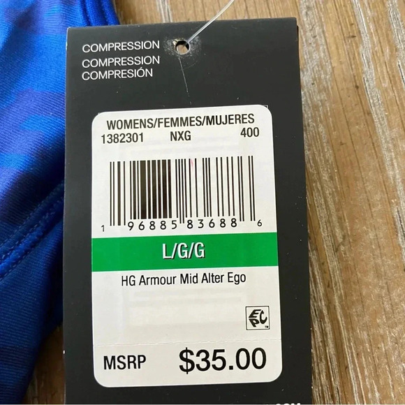 NWT Under Armour Women's Alter Ego HeatGear Compression Sports Bra Large - Picture 7 of 8